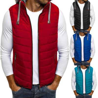 China Fashion QUICK DRY Mens Winter Coats Zipper Pocket Waistcoat Jacket Loose Casual Mens Sleeveless Vests Vests for sale