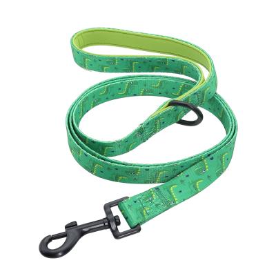 China Customized Customized Durable Sublimation Training Dog Leash Polyester Dog Leash For Walking for sale