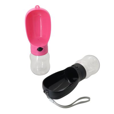 China Portable Dog Water Bottle Portable Collapsible Pet Foster Pet Feeding Drinking Drinking Bottle for sale