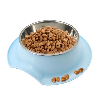 China Viable Convenient Non-slip Leak-Proof Around Large Dog Food Container Dog Water Food Container for sale