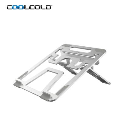 China Design Adjustable Ergonomic Laptop Eye Height Stand Laptop Stand Aluminum Alloy Laptop Cooling Stand for sale