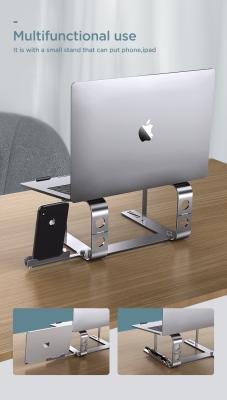 China Vertical Laptop Stand Laptop Stand 6 Adjustable Angles 15.6 Inch Aluminum Laptop Stand for sale