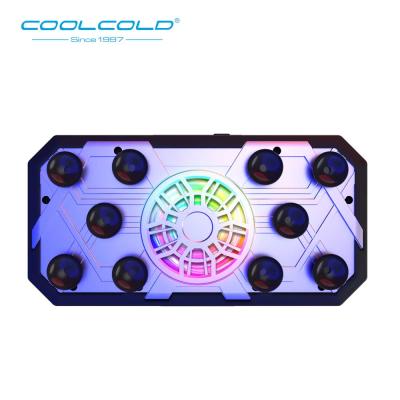 China 2020 COOLCOLD High Wind Portable USB Mini Portable Silent Electric Mobile Phone Cooler Stand Cell Phone for sale