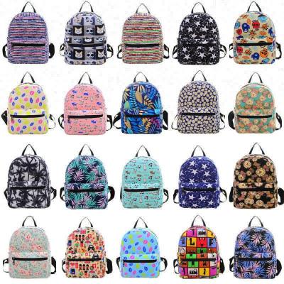 China 2018 fashion minitravel floral women's eco-friendly travel bags kids back to school book backpacks boutique wholesale backpacks for sale