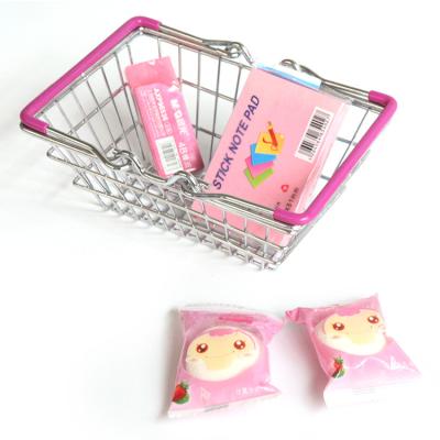 China 1 L modern viable mini metal wire storate basket small capacity shopping basket toy for sale