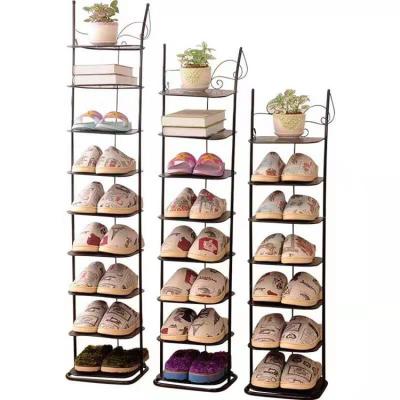 China Corrosion protection anti-rust European style multi function metal display shoe rack rack for sale cheap for sale