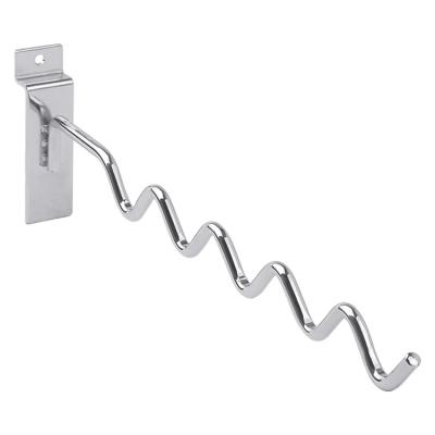 China Rustproof Corrosion Protection S Shape Slatwall Hook Metal Snake Shape Wall Hooks Can Be Custom Made for sale