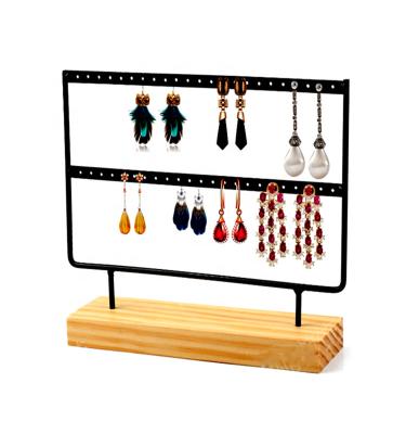 China Corrosion Resistance USD A Set 2 Layer Jewelry Display Stand With 4 Colors for sale