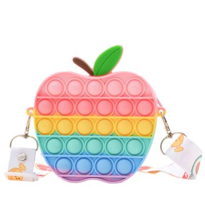 China Daily Coin Purse Silicone Factory Price Shape Wallet Busy Person Various Toys Mini Coin Bag for sale