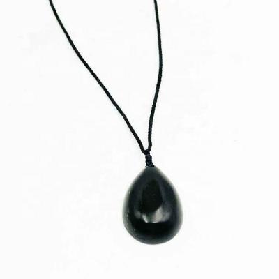 China FASHIONABLE Teardrop Shungite Pendant Natural Stone Jewelry Accessory For EMF Protection for sale