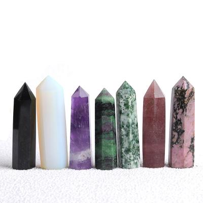 China China Wholesale Natural Crystals Head Rose Quartz Tower Amethyst Healing Crystal for sale