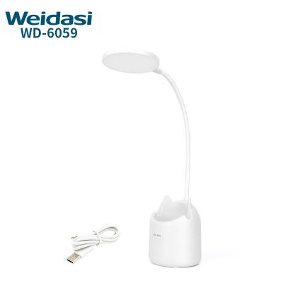 China USB Light Home Light with Pen Holder and Mobile Phone Holder Multifunctional Table Top Led Flexible Light for sale