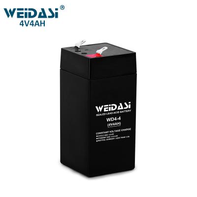 China Small household appliances 4v 6v rechargeable sealed lead acid battery for lamps or fans for sale