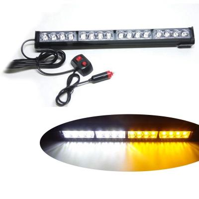 China 2022 Hot Sale 12V 16W ​​Yellow White Yellow White Hazard Hazard Signal Work Light Bar 16LED Car Emergency Beacon Lamp Flashing Red Blue Colors ETK-LED-FWL-1R-16LED-16W for sale