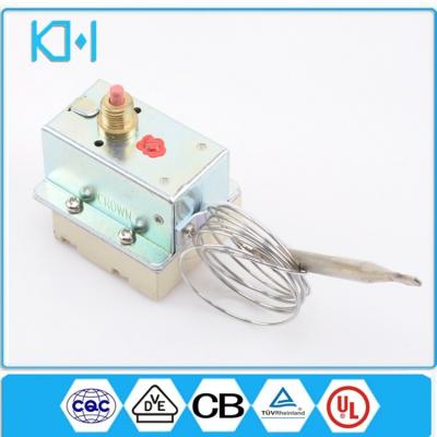 China Household 110V/250V/400V Automatic Reset Thermostat Liquid Capillary Installation High Temperature Limit Switch for sale