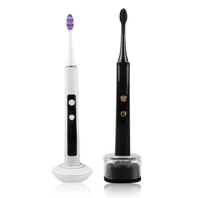 China SG-2017 Rechargeable Battery Operated Sonic Electric Automatic Timer Toothbrush Digital Display For Adult for sale