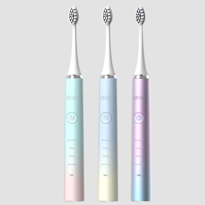 China 2020 hot sales 42,000strokes multicolor personalized rechargeable automatic sonic electric toothbrush for sale