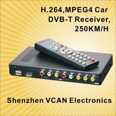 China DVB-T2010HD Car DVB-T set top box with 2 tuner and PVR for sale