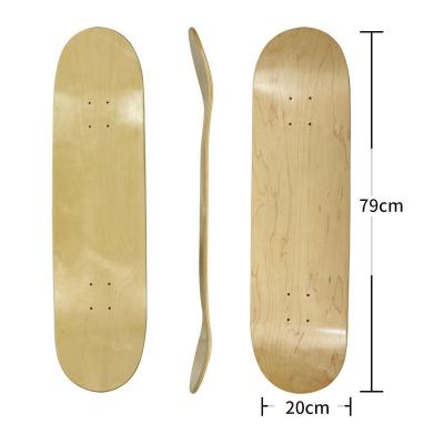 China Youth Wholesale Canadian High End 7 Layer Maple Skateboard Deck , Custom Size for sale