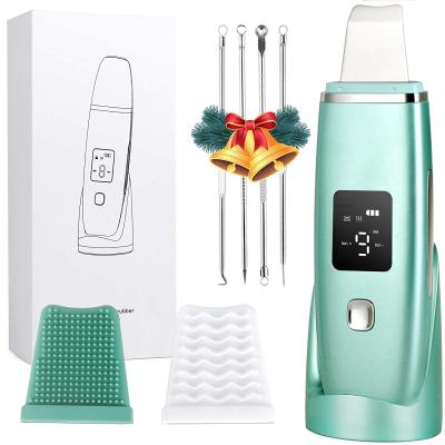 China Aifree 2021 Facial Pore Spatula Sonic Blackhead Remover Ultrasonic Skin Deep Cleansing Scrubber for sale