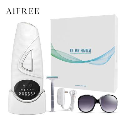 China 2021 AIFREE Hair Removal New Arrivals Beauty Device 999 999 Flash IPL Hair Removal Laser Ali Wholesale Home Selection for sale