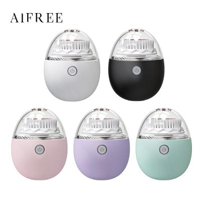 China Other Trending Products 2021 New Arrival Portable 4 in 1 Electric Facial Vibrating Detergent Brush for sale