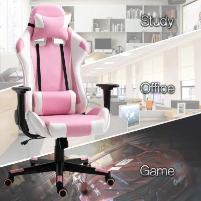 China Computer Chair Furniture Home Height Adjustable Swivel Gaming Chair (Height) Best Price Gaming Chair Adjustable Cute Pink Girls For Girl for sale