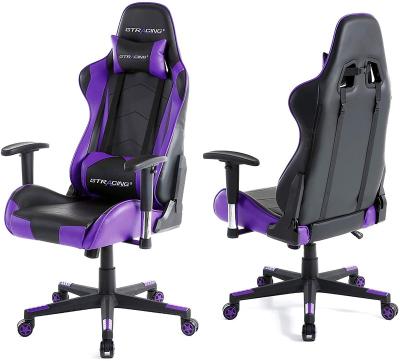 China Factory Price Cool Packing Style Height Adjustable Swivel Desk PC Gaming Chair Best For Gamer for sale