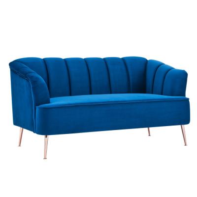 China Modern Style Eco-Friendly Loveseats Comfy Sofa Metal Legs Upholstered Sofa For Home Luxury for sale