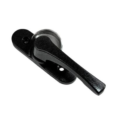 China Zinc Alloy Keeper Crescent Fastener Sash Lock Easy Installion Sliding Door Curtain Fabric Lock Window Handle DTB-YS01 for sale