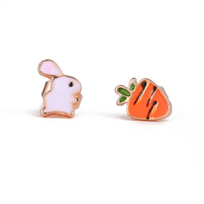 China Wholesale Cute Umbrella Fashion Eco-friendly Cartoon Animal Ear Stud Earrings For Girls for sale