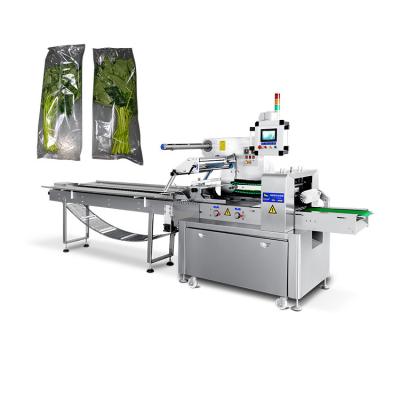 China Automatic Horizontal Vegetable Food Pillow Packaging Machine for sale