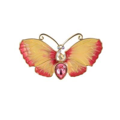 China Best Selling Personalized Designer Environmentally Friendly Christmas Brooches Butterfly Brooch for sale