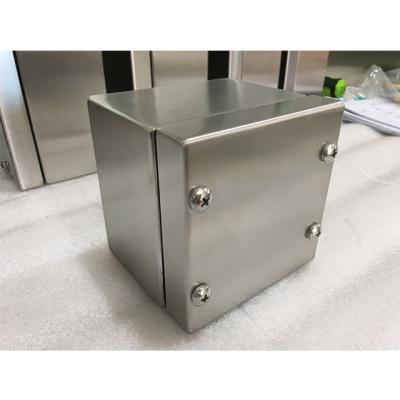 China Outdoor Junction Box Stainless Steel IP67 Junction Box Wall Mount Terminal Electric Power Enclosure Boxes for sale