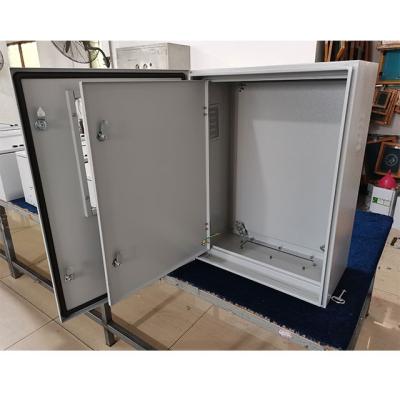 China OEM ODM waterproof outdoor support sheet metal fence with window wall mount electric iron box with gland plate for sale