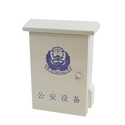 China Outdoor and indoor waterproof metal wall mounted box rustproof exterior with column stainless steel battery top hanging wiring box_ ChinaCustomized for sale