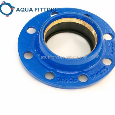 China Ductile Iron DN50 To DN400 Size Quick Adapter For PE / PVC Pipes for sale