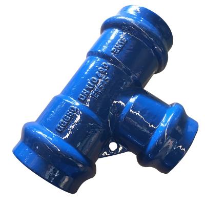 China Malleable Iron Socket Tee For PVC Pipe Equal for sale