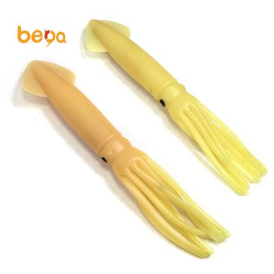 China 10CM-30CM PVC Soft Plastic Squid Lure Octopus Squid Skirt Luminous Lures Bait Freshwater Saltwater Soft Fishing Lures for sale