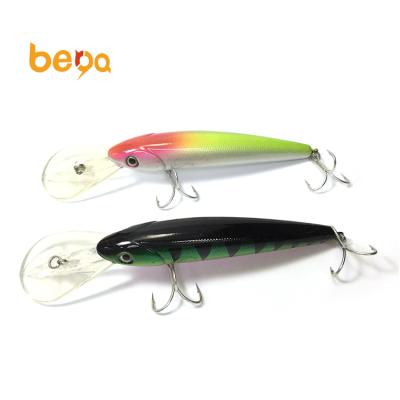 China Plastic Lure Hard Plastic False Minnow Bait 15.0cm Deep Dip 26.5g Bionic Bait Fishing Lures for sale