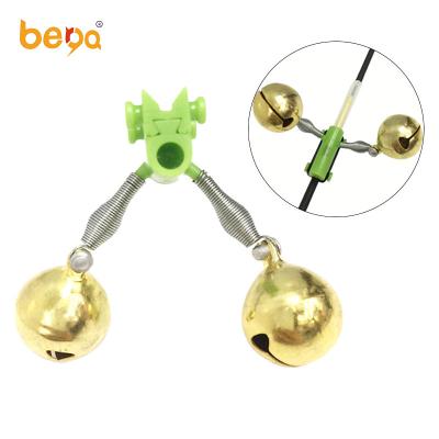 China Durable Small Freshwater Fishing Rod Double Ring Bell Alarm Clip Type Luminous Sea Fishing Fishing Accessories for sale