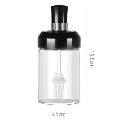 China Widely Used Freshness Preservation Oil Dispenser Oil Vinegar Bottle Set Glass Oil Spray Bottle For Cooking for sale