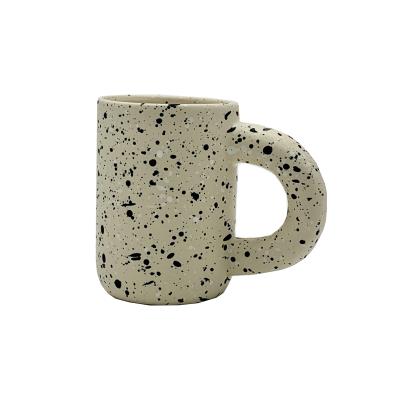 China Viable Hot Sales Unique Design Ceramic Mug Ceramic Water Mug Water Cup Tea Cup With Handle for sale