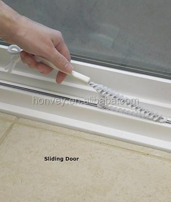 China Sustainable window or slide door track and groove cleaning brush for sale