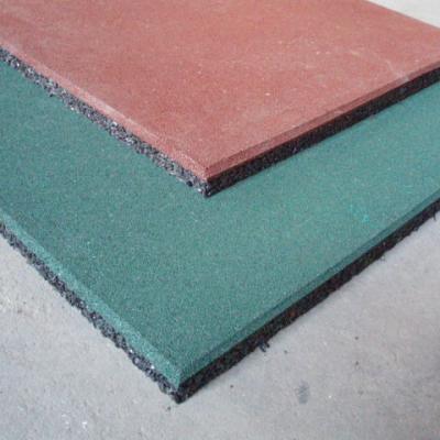 China Rubber Playground Flooring 500x500 for sale