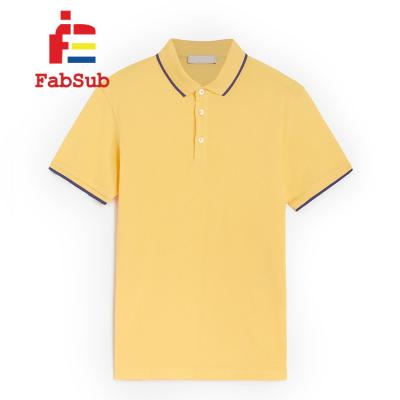 China Wholesale Soft Pique Cotton Plain Polo Collar Custom Embroidery Embossing Logo Breathable Men's Polo Shirt for sale