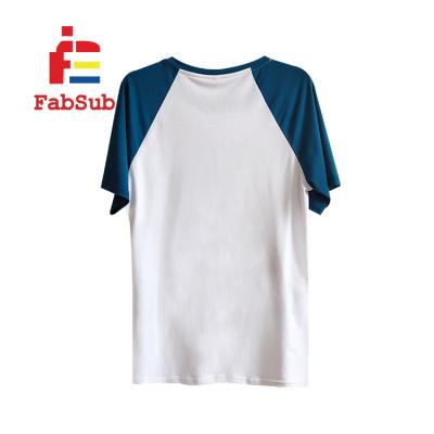 China Custom Logo Sublimation Printable T-shirts Baseball Blanks Polyester Breathable Colorful Soft Touch Sport Polyester for sale