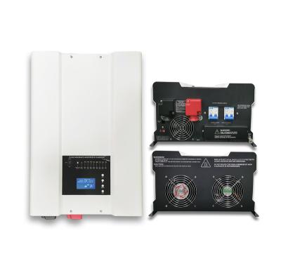 China Solar Power System Hybrid Solar Inverter 8kw DC24v 48v 8000w Off Grid Solar Inverter With MPPT Controller Inside for sale