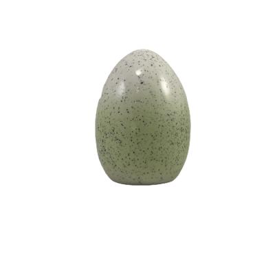 China High Quality Gradient Color Dot Ceramic Egg Decoration Black Egg For Easter Decoration for sale