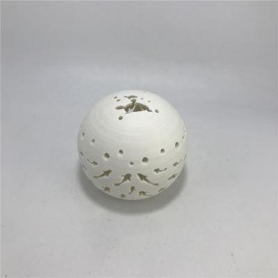 China Home Lighting Decoration LED Kids Night Light Ball Shape Porcelain Ceramic Lamp for sale